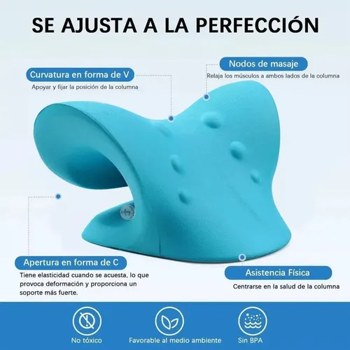Soporte Lumbar Almohada Cervical Relajador Cuello Hombros