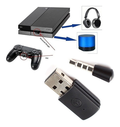 Adaptador Usb Bluetooth Para Playstation 4 - Dongle