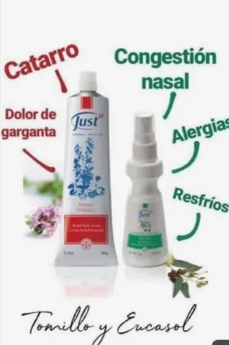 Crema Tomillo 96gr+eucasol 75ml Just Duo Perfecto  Tomillo