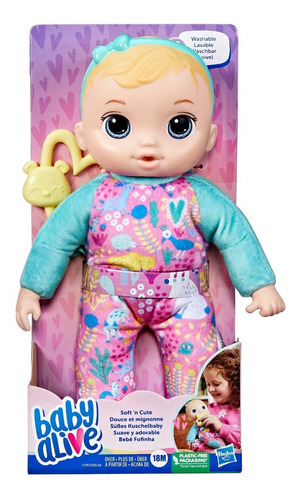 Baby Alive - Suave Y Adorable 28 Cm - Cabello Rubio - Hasbro