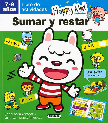 Sumar Y Restar 7-8 Aãâ±os, De Susaeta, Equipo. Editorial Susaeta, Tapa Blanda En Español