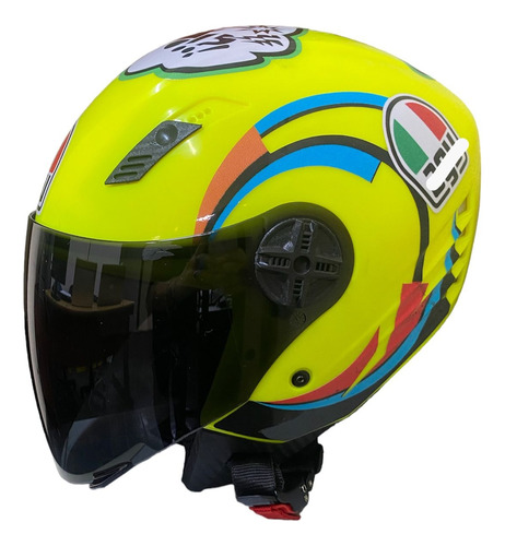 Capacete Fw3 + Viseira Fumê, Moto Personalizado Neon Premium