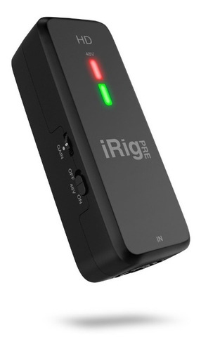 Interfaz Audio Ik Multimedia Irig Pre Hd Ios Android Macos Color Negro