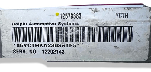 Computadora Saturn Vue 2.2l 2007 12579383 (ycth) (Usado)