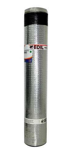 Imagen 1 de 1 de Manto Asfaltico Dura Real At Aluminio 3 Mm X1x10mts Edil