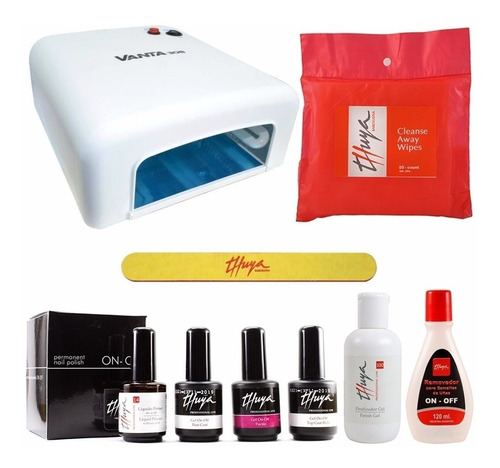 Kit Esmalte Semi Permanente Thuya + Cabina Uv Vanta 36w