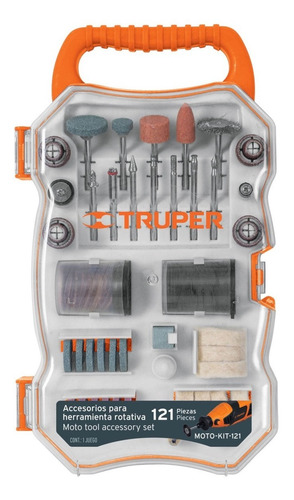 Kit Con 121 Accesorios Para Herramienta Rotativa, Truper