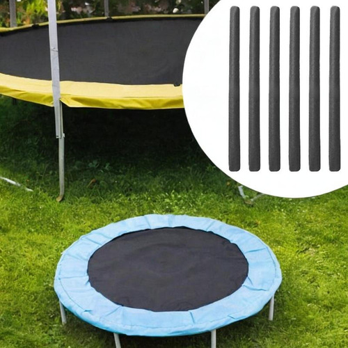 Mangas De Espuma De Trampolín De 6 Piezas Espuma De Negro