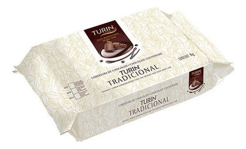 Marqueta Cobertura De Chocolate Semiamargo Turin De 1 Kg