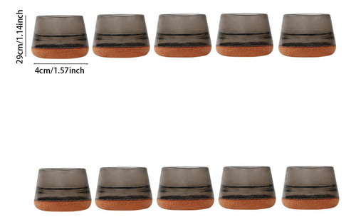 Hwa 10 Protectores Inferiores For Cañas De Baitcasting De 4