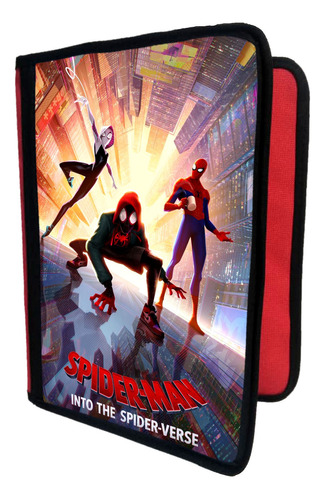 Carpeta A4 + Funda Sublimada De Spiderman Multiverse T95