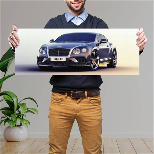 Cuadro 30x80cm Auto 2015 Bentley Continental Gt 230