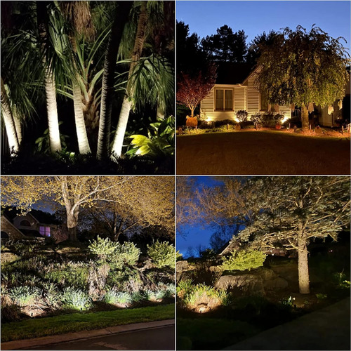 4 Pack Luz Paisaje Bajo Voltaje 50w Halógen...