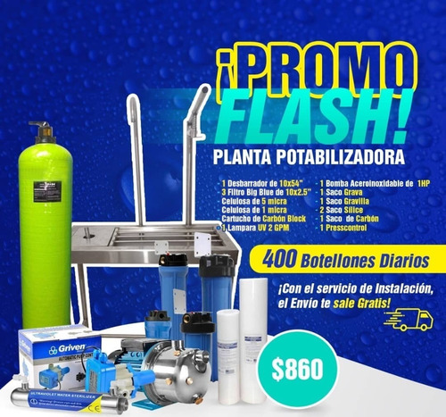 Imagen 3 de 4 de Planta Purificadora De Agua Para Recarga Botellon Osmosis