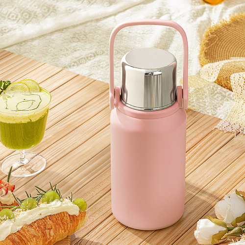 Pink (strap + Tea Separator) - 1500ml (2023 Thermos Cup