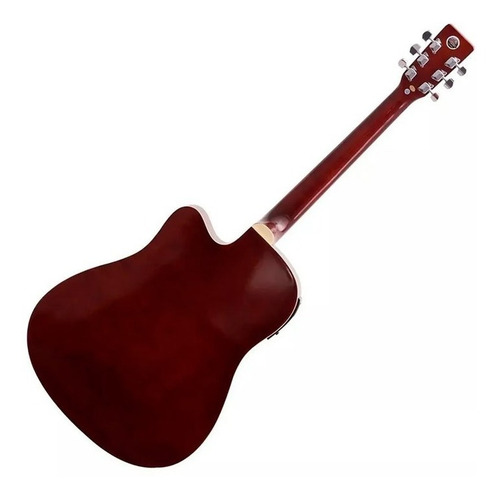 Violão eletroacústica Tagima Memphis MD 18 para destros natural madeira técnica satin