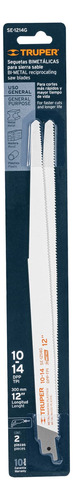 Segueta Sierra Sabale 12p 10-14 Dpp Blister Con 2 Piezas