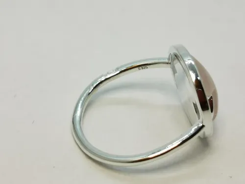 Anillo camille de online plata con cuarzo rosa