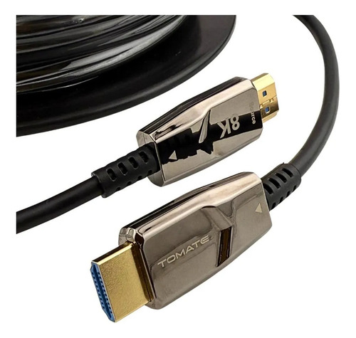 Cabo Hdmi Fibra Optica 30m Uhd 8k 60hz 48gps 2.1 4k 144hz