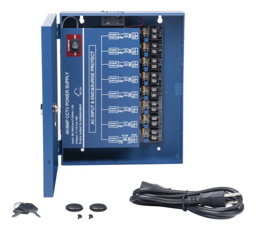 Fuente De Poder Profesional Epcom 8 Camaras 4k 16 Amp