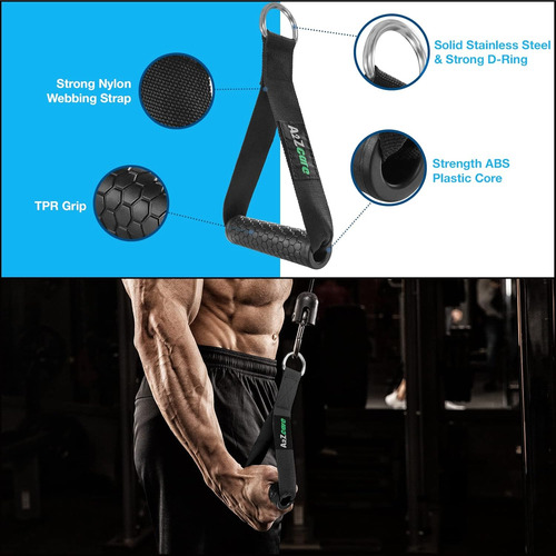 Combo Tríceps Con Soporte De Cable Para Máquina De Gimnasio