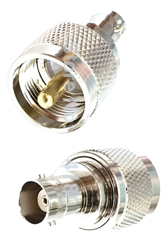Adaptador - Conector Tipo Pl259 Macho X Bnc Hembra