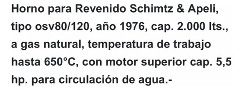 Horno De Tratamiento Térmico A Gas 650 Grados Envíos País