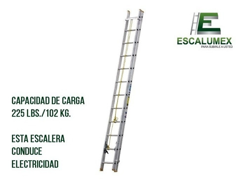 Escalera Aluminio Escalumex 36 Escalones 