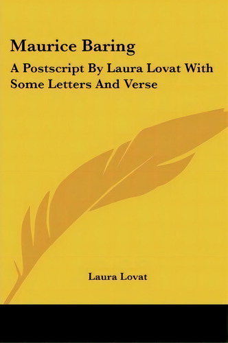 Maurice Baring, De Laura Lovat. Editorial Kessinger Publishing, Tapa Blanda En Inglés