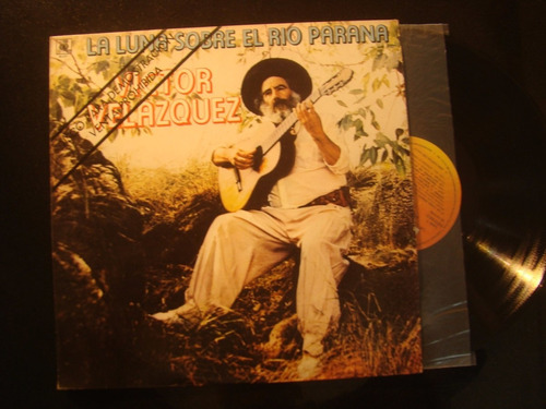 Victor Velazquez La Luna Sobre El Rio Parana Promo Vinilo Nm