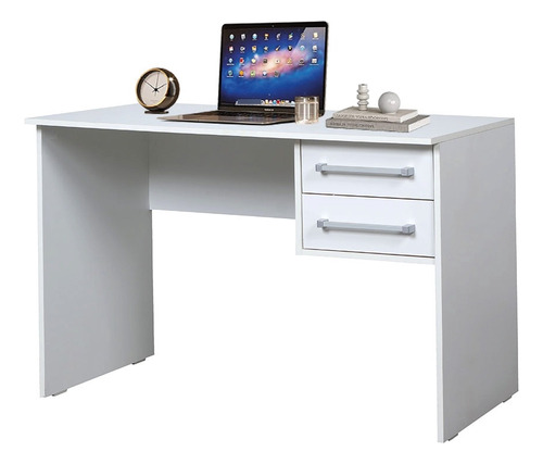 Escritorio Moderno 2 Cajones Melamina Home Office 110 Cmm   