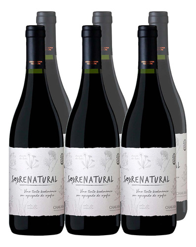 Vino Tinto Sobrenatural Bodega Chakana Caja X6 Unidades