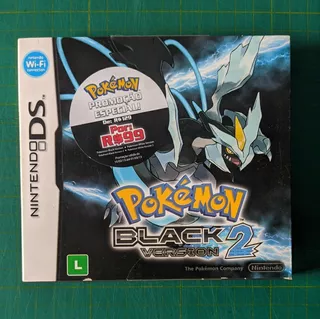 Pokémon Black 2 - 100% Original Completo Nintendo Ds Leia!