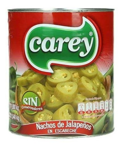 Chiles Nachos Carey Lata De 2.8 Kg