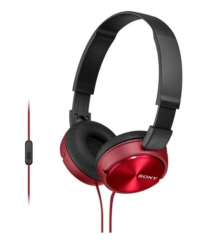 Audífono Sony Over Ear Con Micrófono Mdr-zx310ap-rojo