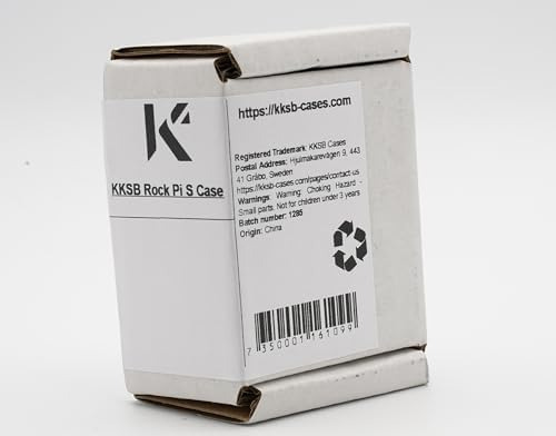 Casos Kksb Rock Pi S Case | Acero Con Recubrimiento En Polvo