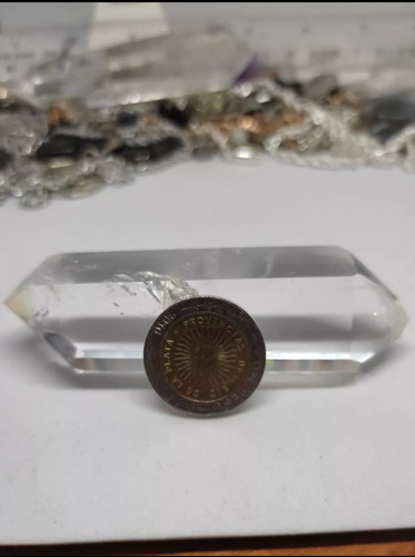 Cuarzo Cristal Biterminal De 8.5 Cms X2.5 Y 7.6 Cms De Circ.