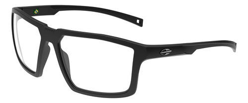 Armação De Óculos Mormaii Estocolmo M6116a1453 Preto Fosco Tamanho 53