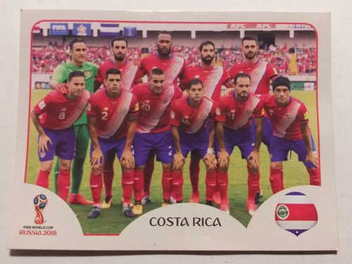Figurita Mundial Rusia 2018 Costa Rica
