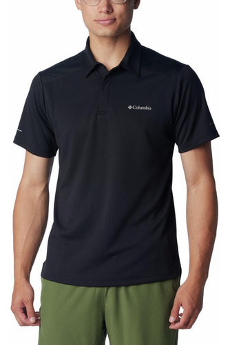 Polo Columbia Hombre Black Mesa Negro