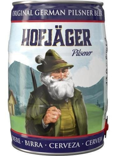 Hofjager Pilsener barril de cerveja alemã 5L