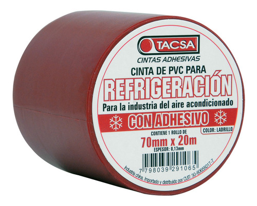 Cinta P/ Refrigeración Con Adhesivo Tacsa X20m Color X20