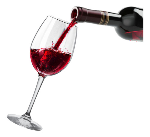Taça para vinho em vidro de 470ml vidro transparente e lisa Vicrila Espanha V0851