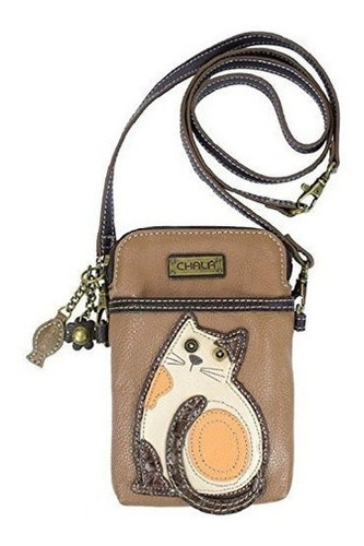 Chala Cat Cellphone Crossbody Handbag - Convertable Strap,