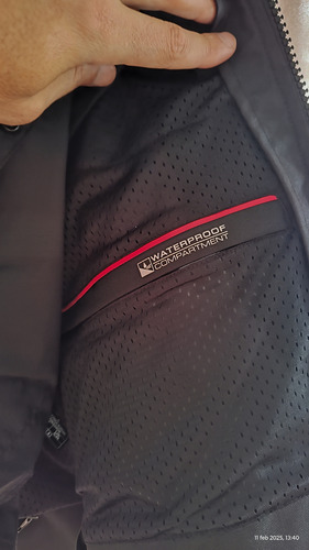 Campera Moto Alpinestars Smx Air Jacket Talle L, Impecable Negro Lisa L (Usado)