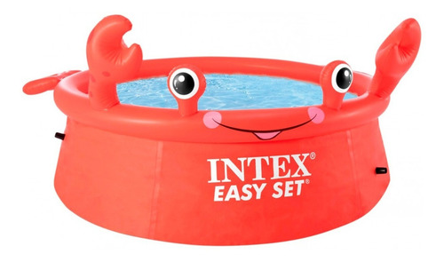 Alberca Piscina Easy Set Aro Inflable Cangrejo Intex