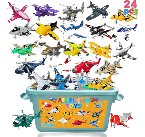 Juego De Aviones De Juguete Helicóptero Y Aviones Para Niños