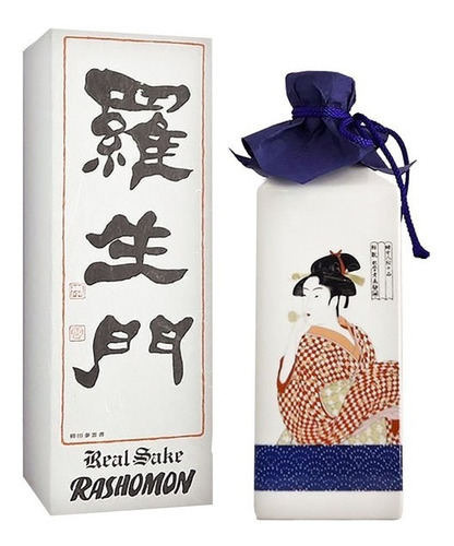 Real Sake Rashomon Ceramic Bottle Litro Plaza Serrano