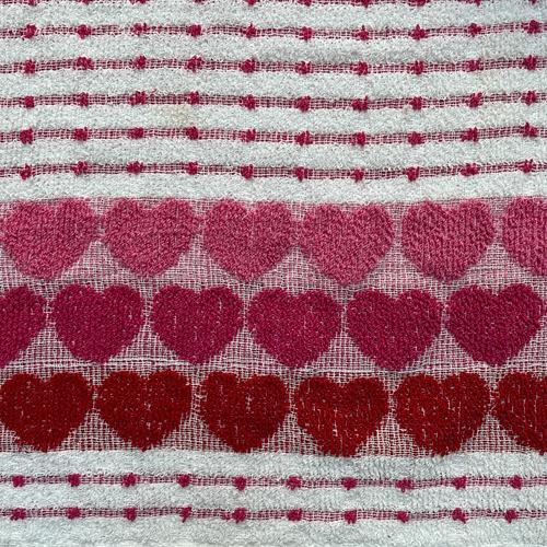 Imagen 3 de 7 de Docena Repasadores Súper Absorbente Grande Corazón Lichytex