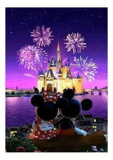 Kit De Pintura Diamantes Diamond Painting Castillo Disney 2